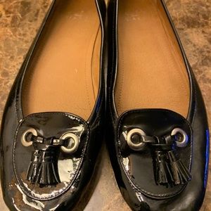 Alex Marie-Black Patent Leather Flats